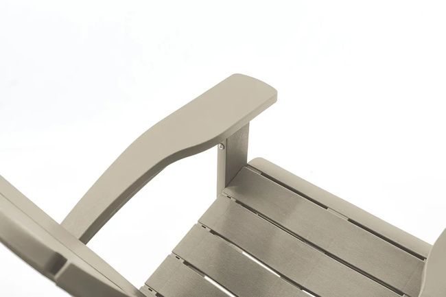 Troy Adirondack Tuinstoel - 81x80x96,5cm - Taupe
