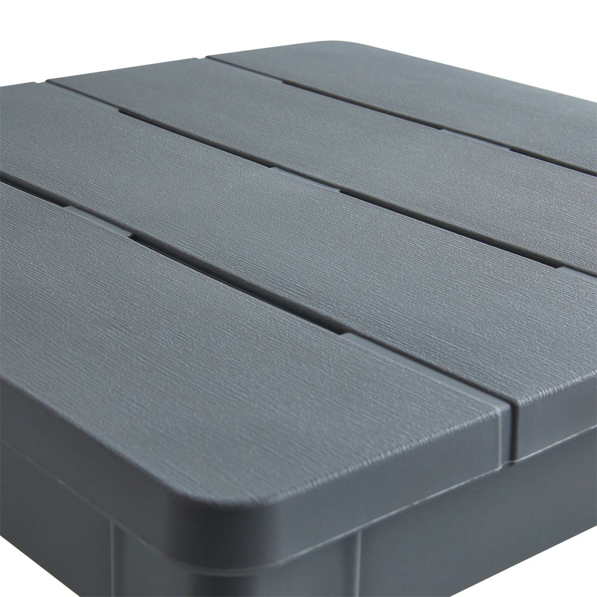 Deluxe Adirondack Two Tier Side Table - Gray - Keter US