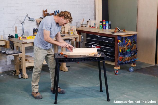 Banco de trabajo plegable Ultimate - Negro