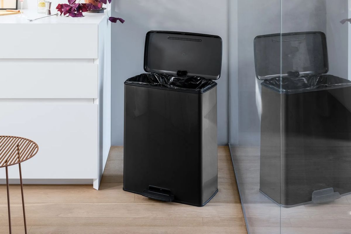 Decobin Duo Prullenbak 26L+26L - Zwart