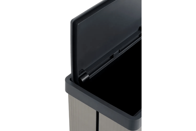 פח ורטו גבוה 54 ליטר - אפור פנינה