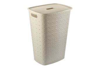 סל כביסה סופטקס 56 ליטר - קרם - קולקציית סופטקס | Softex