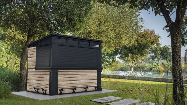 Signature Outdoor Garden Bar - Rosewood