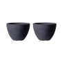 Honey Pot Low Planter 49cm Set of 2 - Millstone Grey