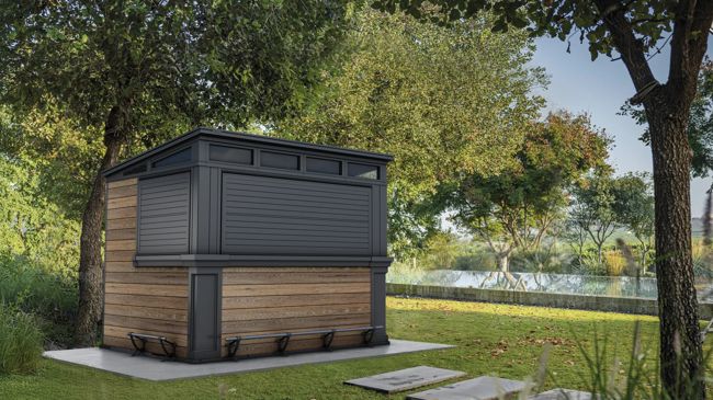 Signature Outdoor Garden Bar - Walnut Brown