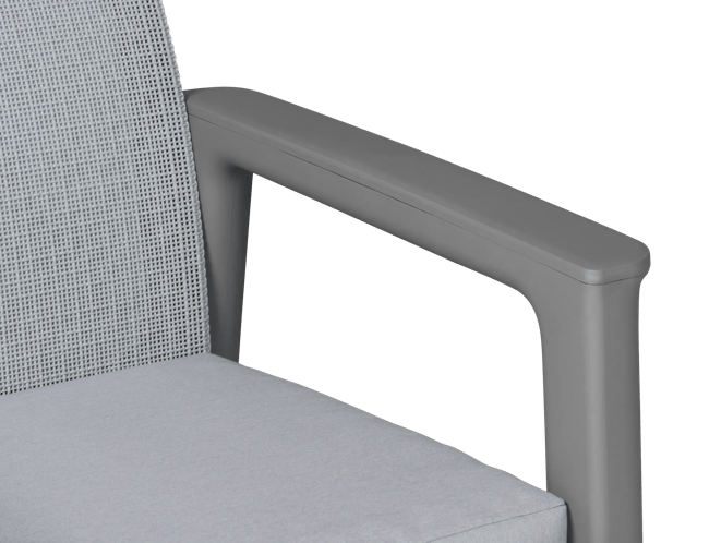 Scandi Linea 5 Seater Lounge Set with Storage Table