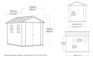 Outdoor Storage Shed - Newton Plus Shed 7.5 x 9ft - Keter US