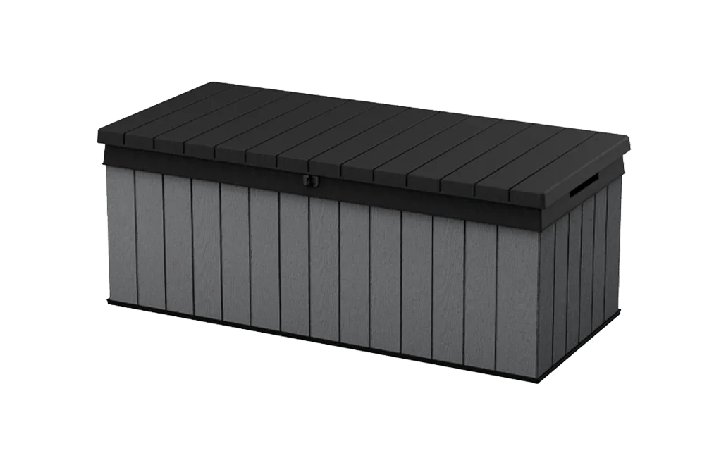 Darwin 100 Gallon Storage Deck Box Graphite - Keter Canada