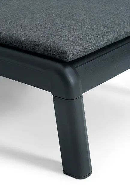 Chaise longue Formentera - Anthracite