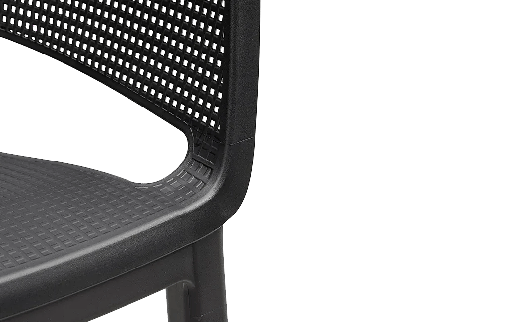 Fauteuil Elisa - Lot de 6 - Graphite
