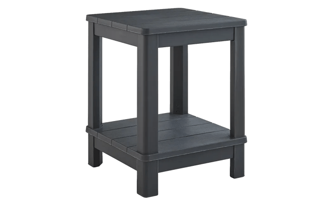 Deluxe Graphite Outdoor Adirondack Side Table - Keter US