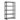Fused Opbergrek - 3 planken - Zwart