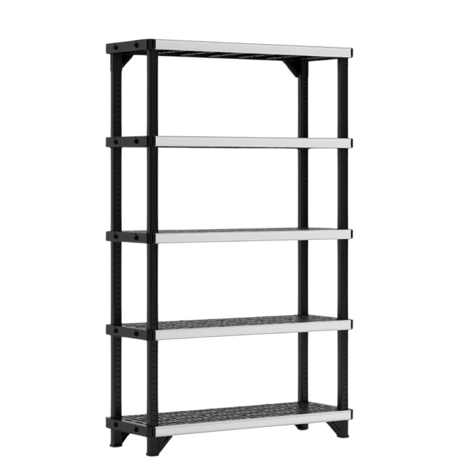 Fused Opbergrek - 3 planken - Zwart
