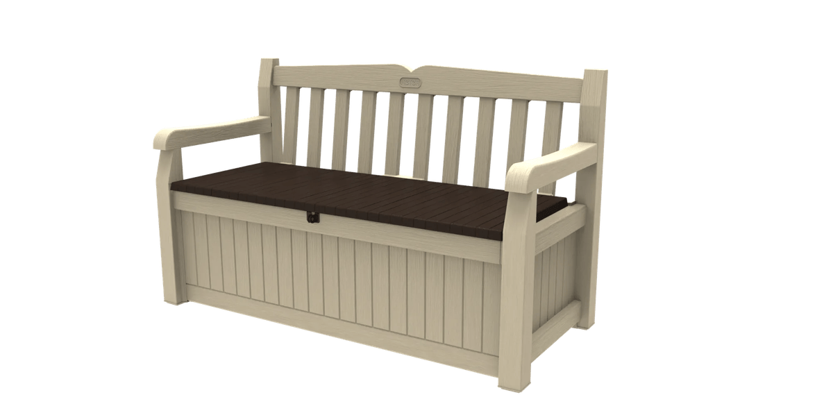 Banco-arcón de exterior Eden Bench 140x60x84 cm y 265L - 