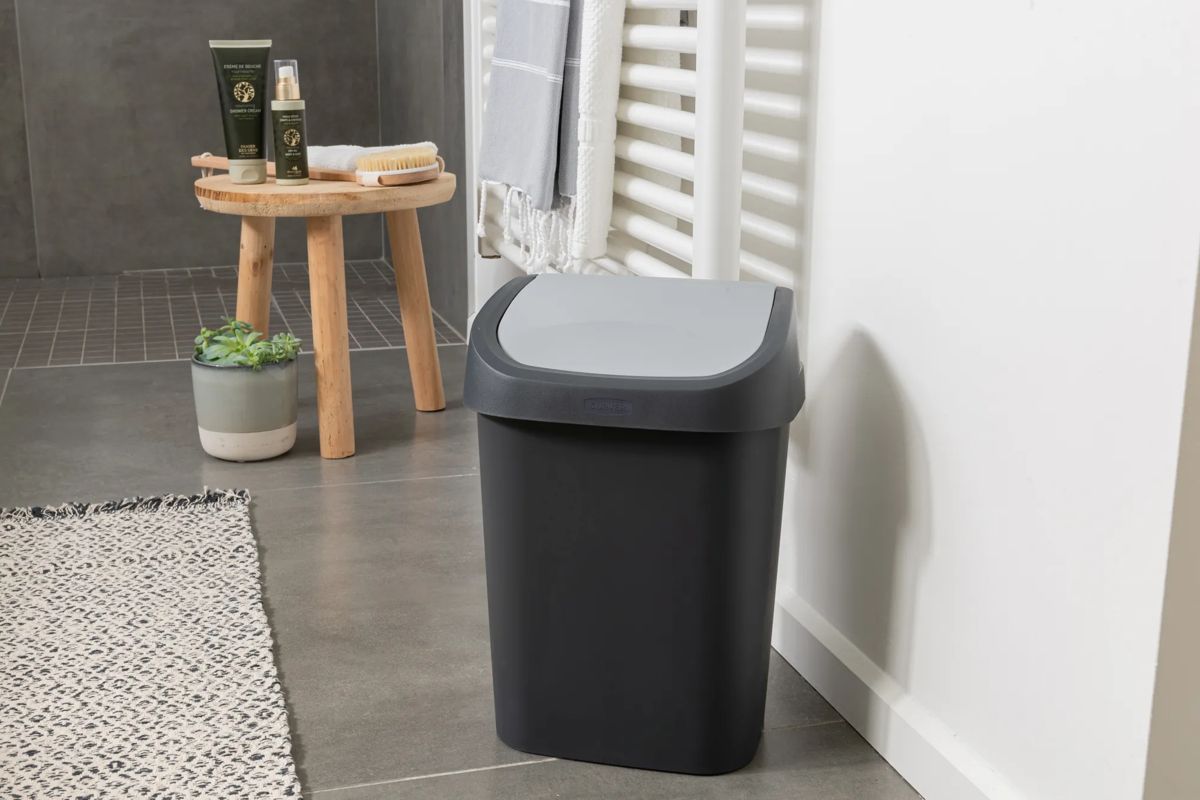 Mistral Swing Afvalbak 10L - Antraciet