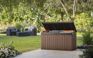 Arcón de exterior Darwin - 142,5x65,3x78,2 y 570L - Marrón
