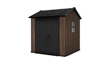 Signature Apex Shed 7x7.5ft - Rosewood - Medium Sheds