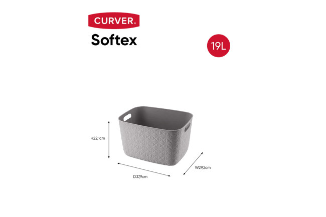 סלסלה סופטקס 19 ליטר - 