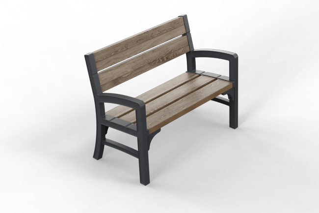 Porto Bankje - 120x63x88cm - Walnut