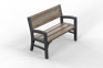 Porto Bankje - 120x63x88cm - Walnut