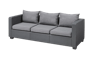Salta 3 Seater Settee Outdoor Sofa - Graphite - Keter US