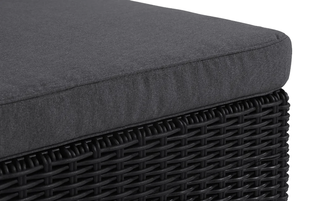 Canapé 3 places California - 198x68x71,5cm - Anthracite
