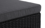 Canapé 3 places California - 198x68x71,5cm - Anthracite