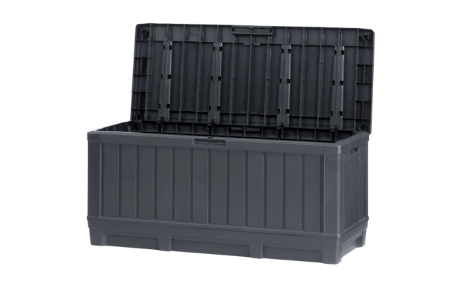 ארגז אחסון קנטווד 350 ליטר - אפור גרפיט