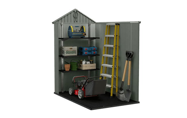 Buy Darwin Medium Grey 4x6 Storage Shed - Keter Canada