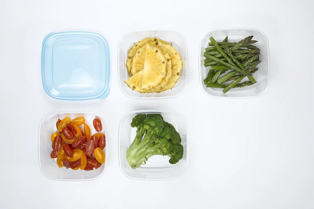 Fresh & Go Vershoudbakjes set 3x0,8L - Transparant