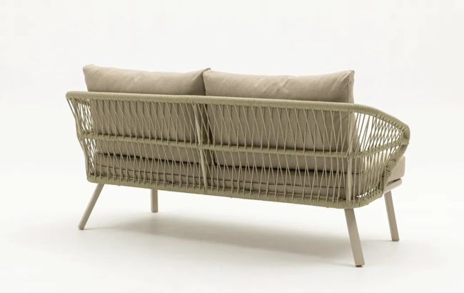 סט מערכת ישיבה זנזיבר אלומיניום  - בז