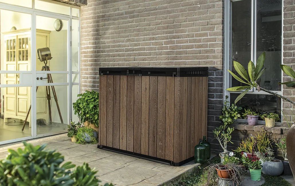 Signature Store-it-Out Aufbewahrungsbox – 141×82×120 cm - Walnuss