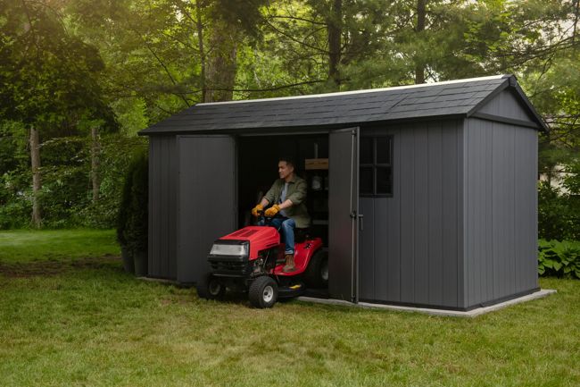 Newton Plus 7515 Tuinhuis - 230x476x246cm - Grijs