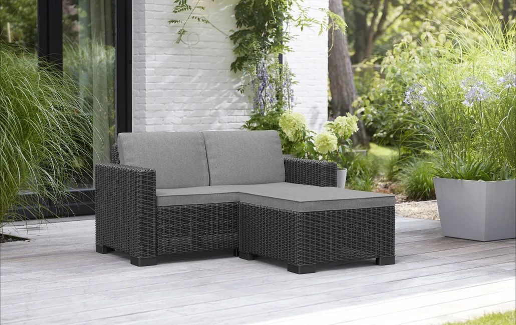 California 2 Seater Sofa - Graphite