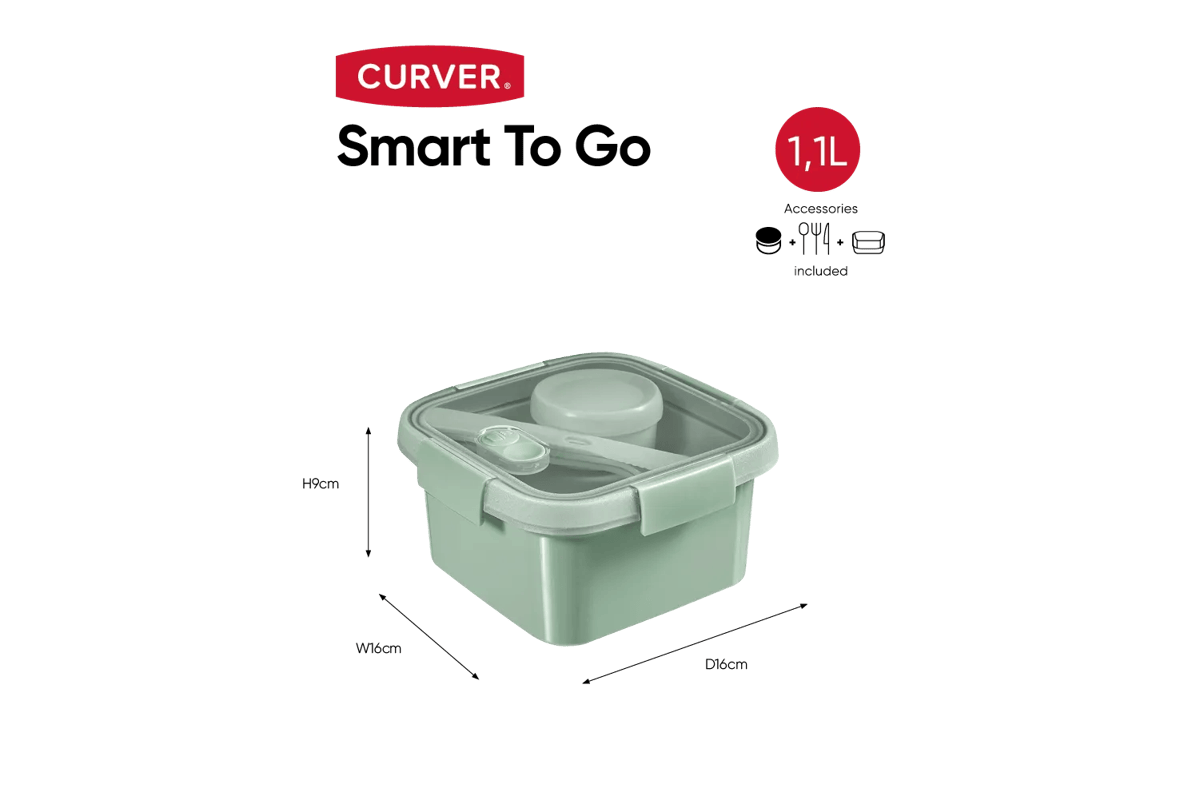 Smart to Go Lunchbox 1,1L - Groen