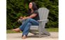 Kiawah Gray Outdoor Adirondack Chair - Keter US
