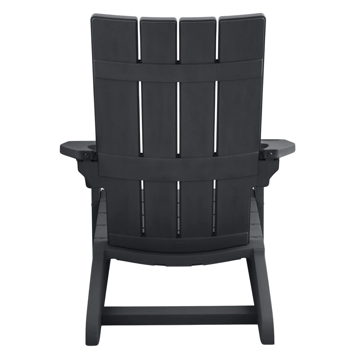 Modern Adirondack Chair With Cup Holder Graphite - Keter US