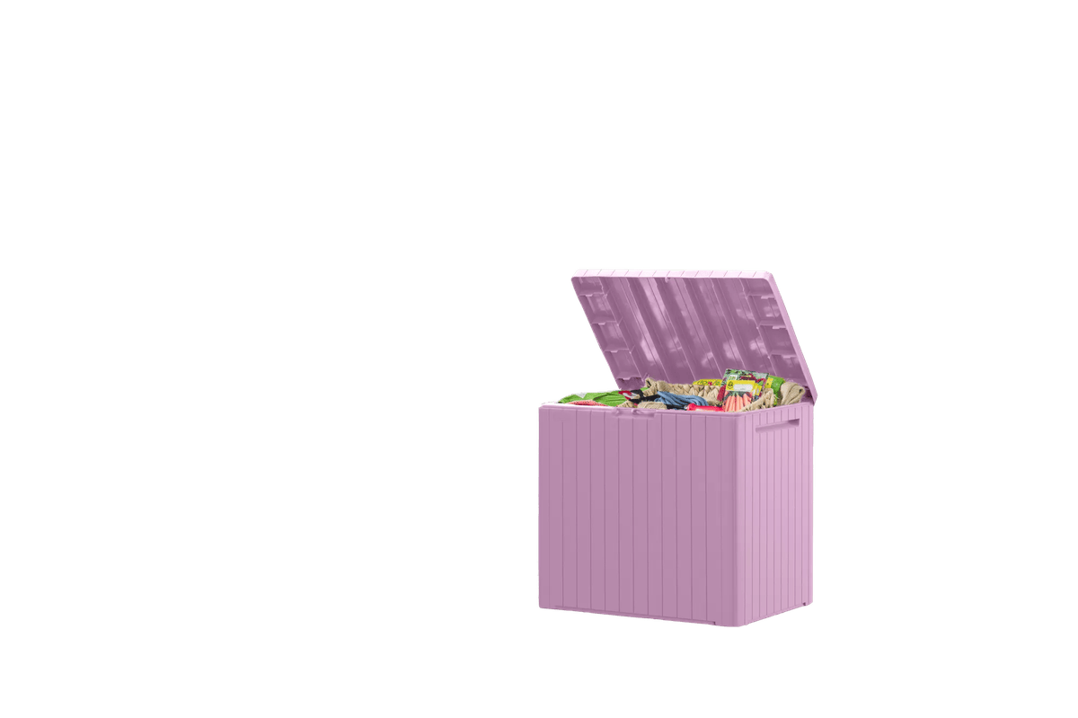 City Box 30 Gallon Deck Box - Pink - Keter US