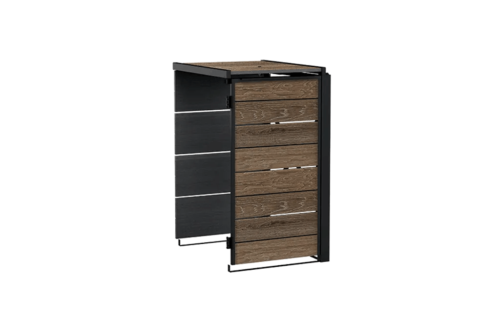 240L Bin Hideaway Extension - Walnut Brown