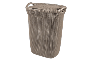 Knit Wasmand 57L - Bruin - Wasmanden