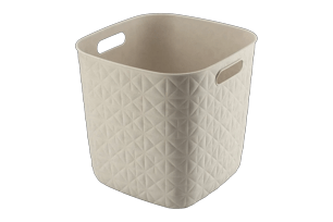 Softex Opbergmand Cube 15L - Beige - Opbergen