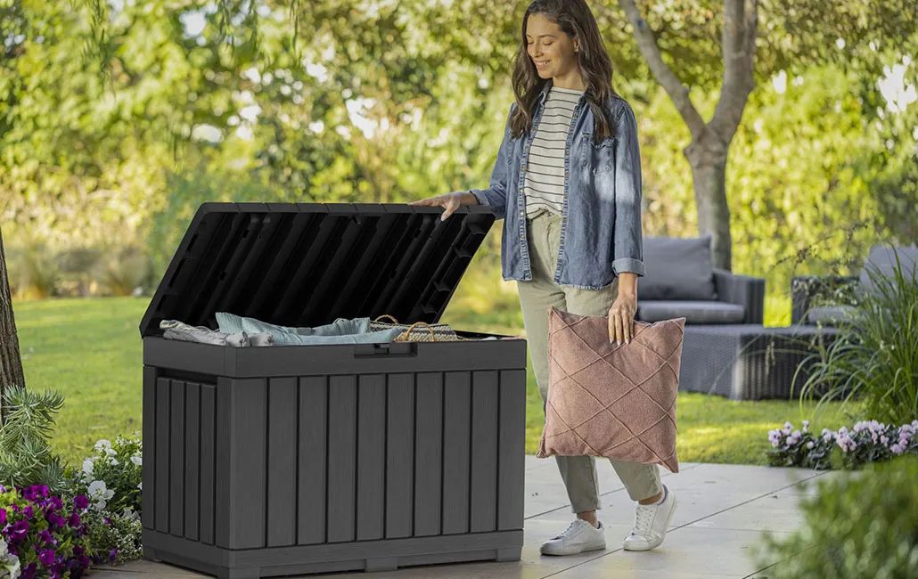Kentwood 190L Aufbewahrungsbox - Graphit