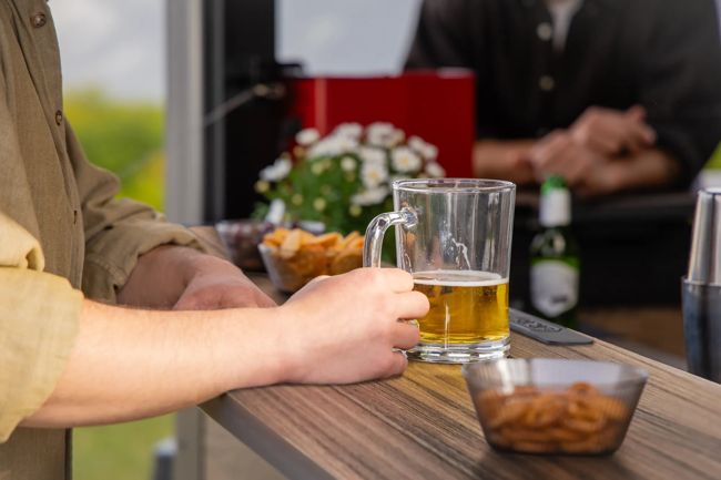 Signature Outdoor Garden Bar - Rosewood