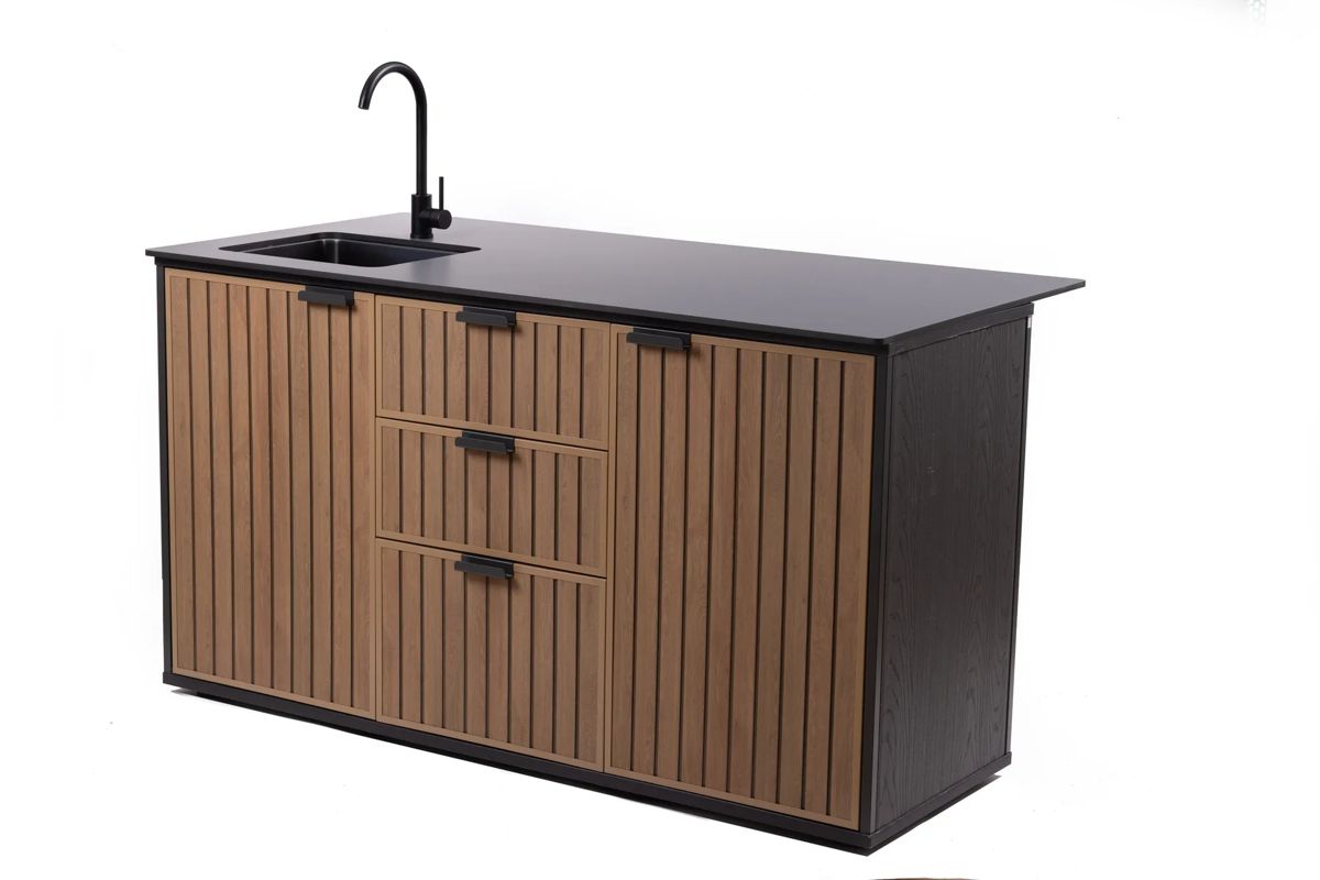 Compacte Buitenkeuken - 72,1x167,9x94 cm  - Venetian Bruin
