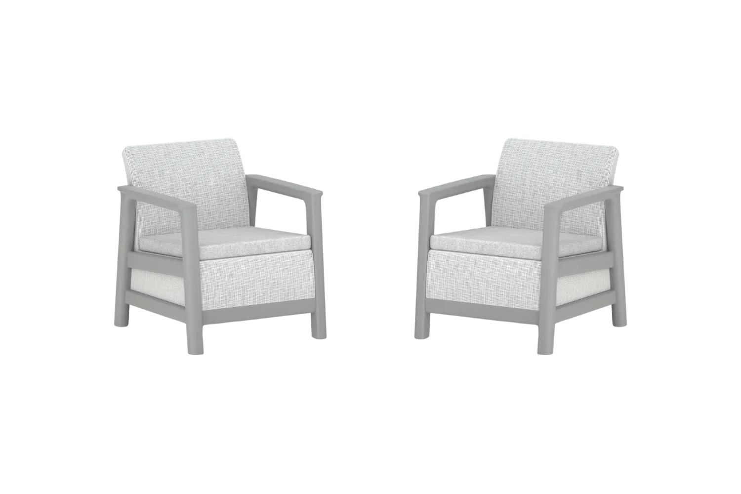 Scandi Linea Loungestoel - 2 stuks -