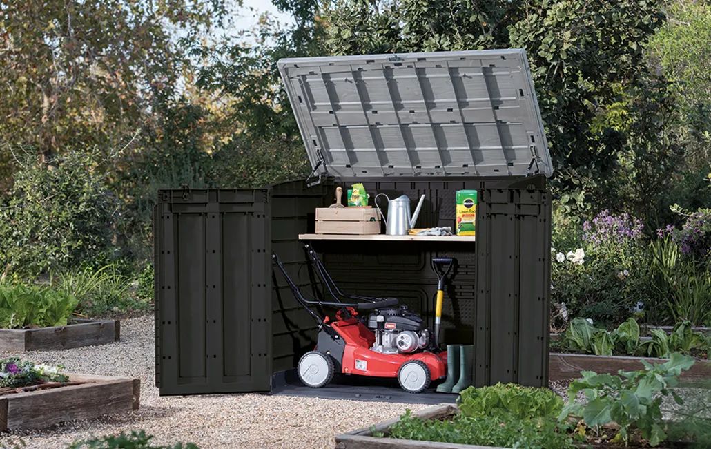 Cabanon de jardin pour le rangement Store-It-Out Prime XL, gris – Keter Canada