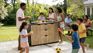 Outdoor Kitchen with Sink Venetian Brown - Keter US