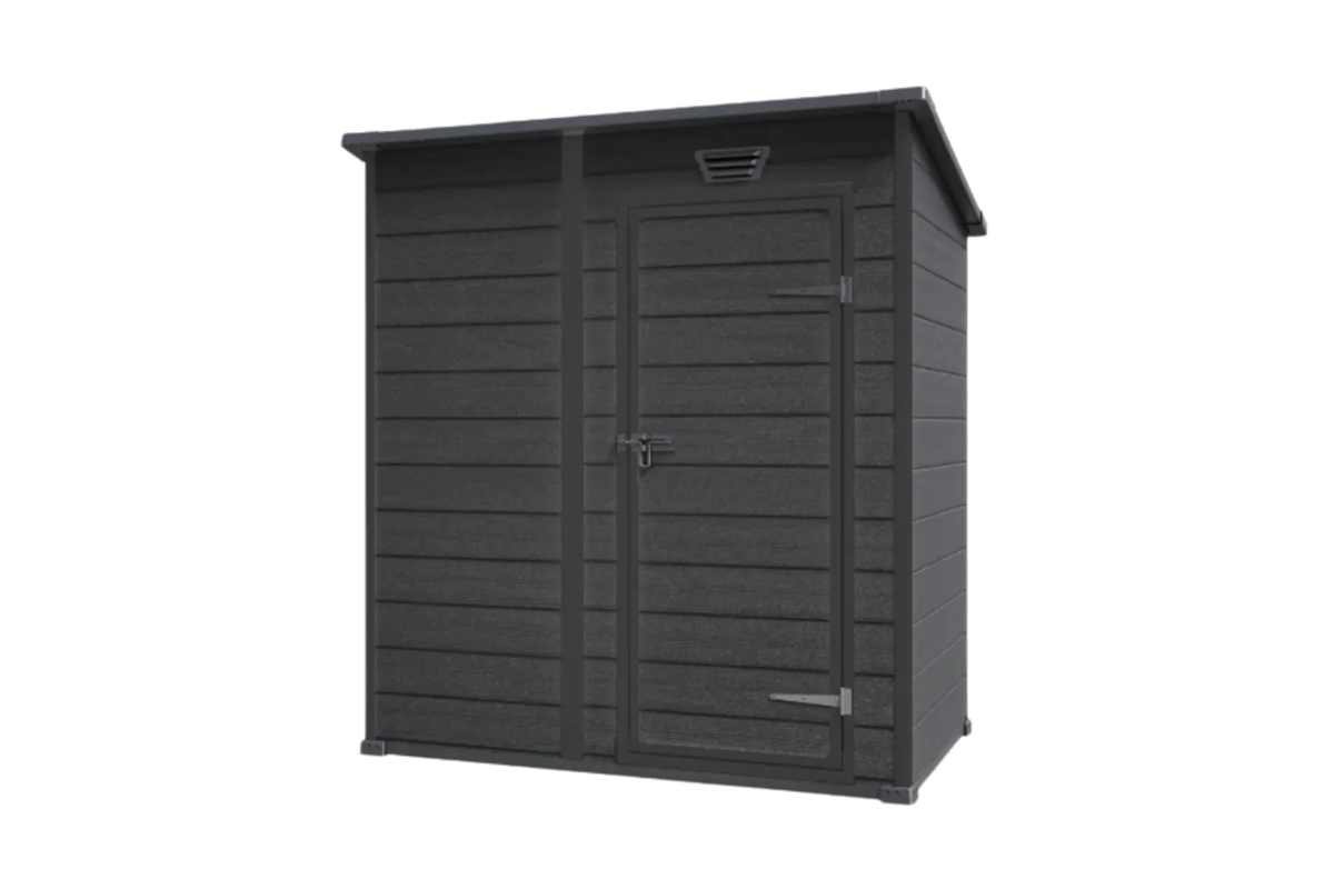 Essential 64 tuinhuis - 184x112x195cm - Antraciet