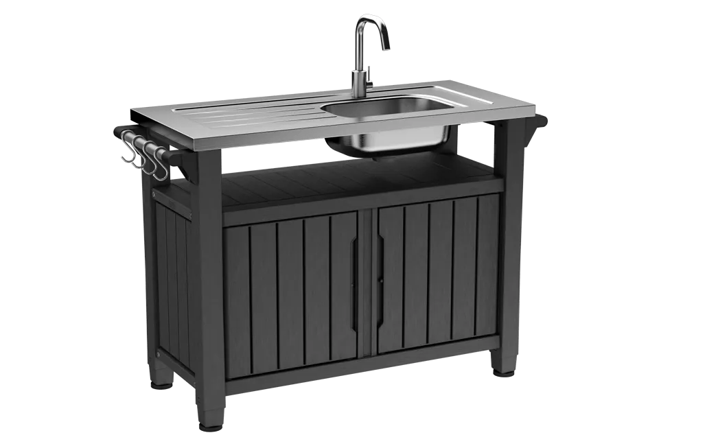 Desserte Unity XL 207L avec évier - Anthracite