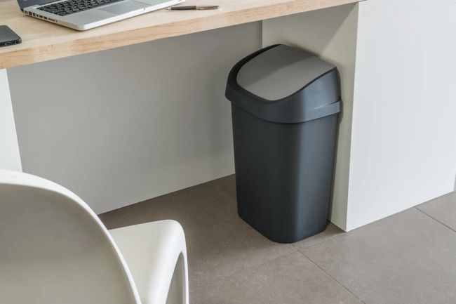 Mistral Swing Afvalbak 25L - Antraciet
